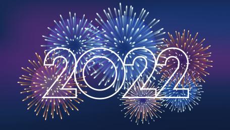 Festive Fireworks Welcoming 2022 wallpaper