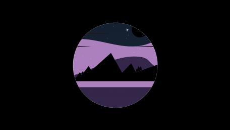 Purple Evening wallpaper