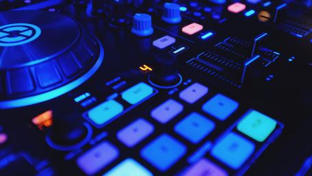 Neon DJ Nightclub Vibes wallpaper