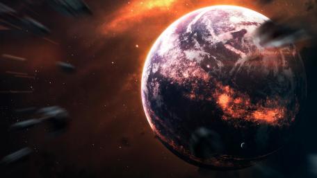 Planet acceleration wallpaper