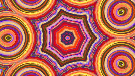 Vibrant Kaleidoscope Mandala Design for Modern Spaces wallpaper