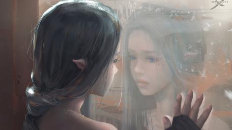 Reflections of Elven Sorrows wallpaper