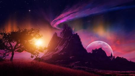 Different world wallpaper