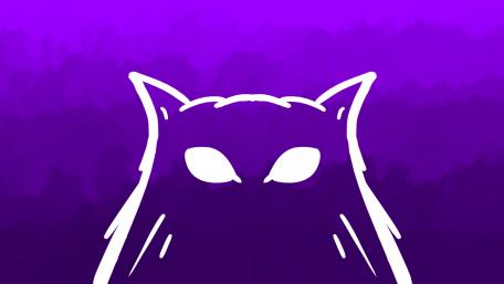 The strange cat wallpaper
