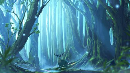 Fantasy Deer wallpaper