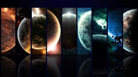 Planetary Stripes Across the Universe wallpaper