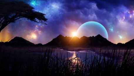 Planet cerberus wallpaper