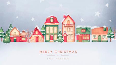 Merry Christmas & Happy New Year wallpaper