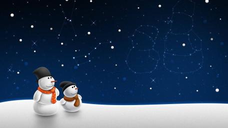 Snowman wallpaper