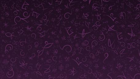 Mystical Purple Abstract Pattern Wallpaper wallpaper