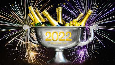 New Years Eve champagne bottles wallpaper