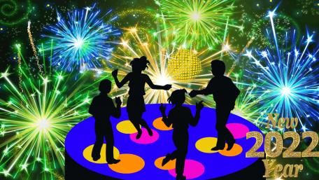 2022 New Year's Eve Dancing wallpaper
