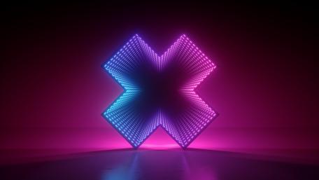 Artistic X wallpaper