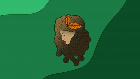 Mirayneva green wallpaper