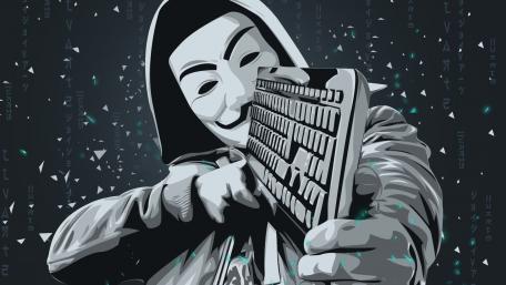 Mysterious Hacker in the Shadows wallpaper