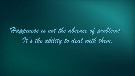 Happiness quote wallpaper