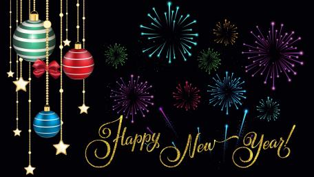 Colorful New Year Celebration Wallpaper wallpaper