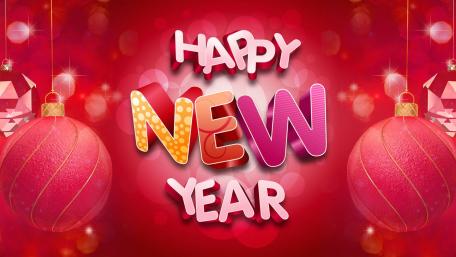 Festive New Year Celebration Wallpaper wallpaper