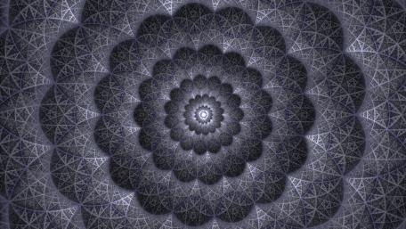Intricate Monochrome Mandala Design Visual Delight wallpaper