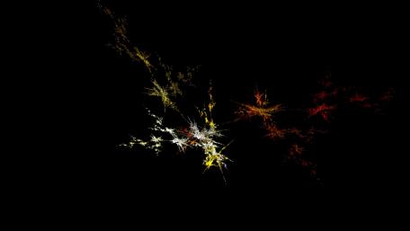 Vibrant Abstract Explosion of Color and Light wallpaper