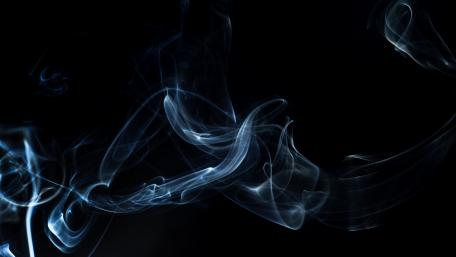 Mystical Smoke in Dark Atmosphere wallpaper
