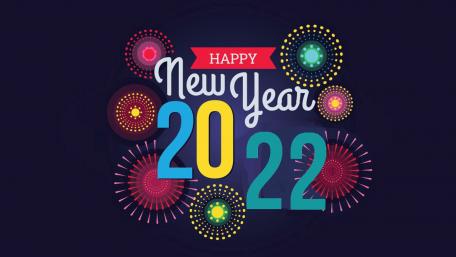 2022 Happy New Year wallpaper