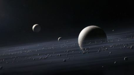 Dust ring wallpaper