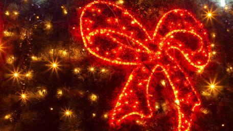 Christmas Light Bow Tie wallpaper