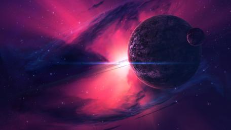 Purple Cosmos Wonders wallpaper