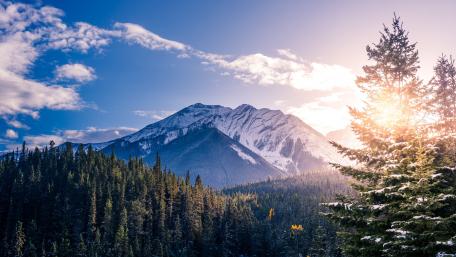 Banff landscape wallpaper