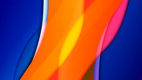 Vibrant Waves of Colorful Energy wallpaper