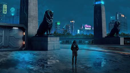 Mysteries of the Neon Metropolis wallpaper