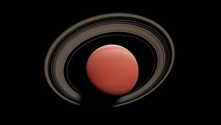 3D Saturn wallpaper