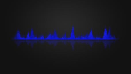Minimalist Soundwave Reflection in 4K Quality wallpaper