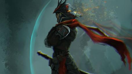 Cyborg Samurai wallpaper