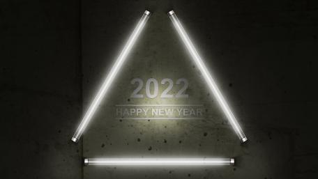 Neon Celebration for a Bright New Year Ahead wallpaper