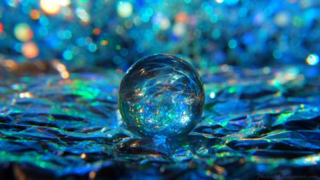 Illuminated Glass Marble Abstract Art wallpaper