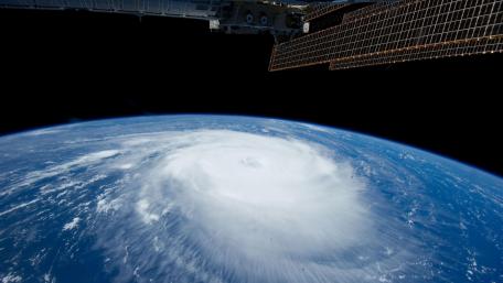 Majestic View of Cyclone from Space wallpaper