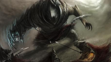 Epic Battle of Mythical Beasts wallpaper