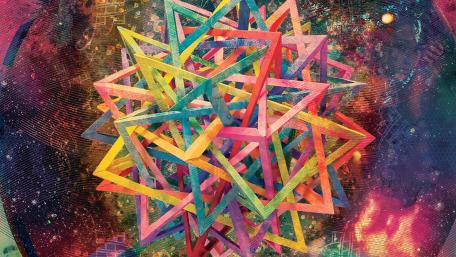 Geometric Kaleidoscope Explosion wallpaper