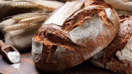 Freshly Baked Artisan Bread for Your Kitchen Decor wallpaper
