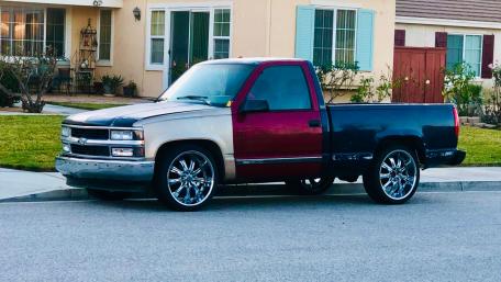 Classic Chevy Truck on the Street wallpaper
