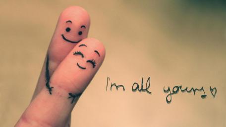 I'm all yours wallpaper