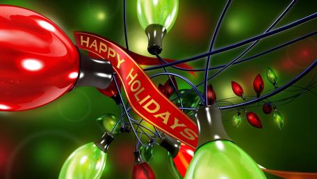 Festive Christmas Lights Wallpaper wallpaper
