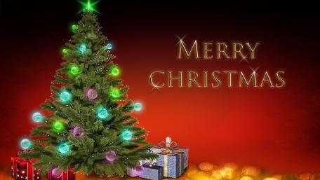 Christmas tree wallpaper