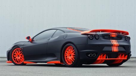 Sleek Ferrari F430 with Bold Accents for Car Enthusiasts wallpaper