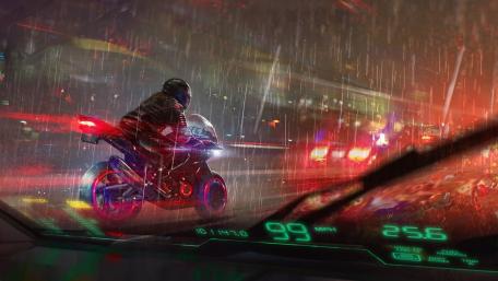 Riding bike wallpaper