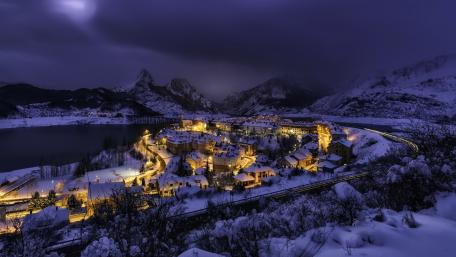 Zermatt by night wallpaper