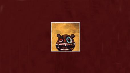 Quirky Bear Emblem for Laughter Lovers wallpaper