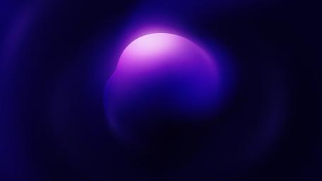 Mystical Purple Sphere Glow wallpaper